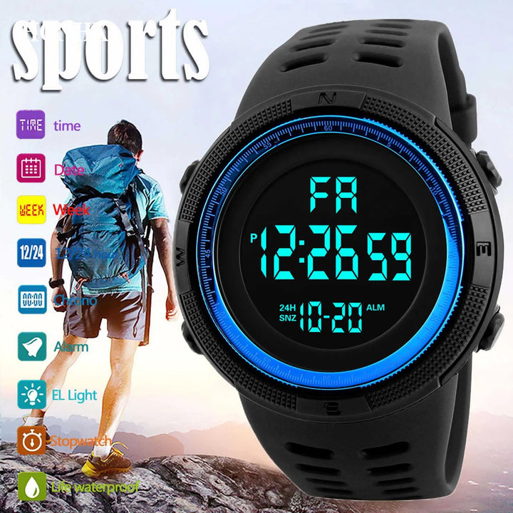 Electronic Watch For Mens Military Sports