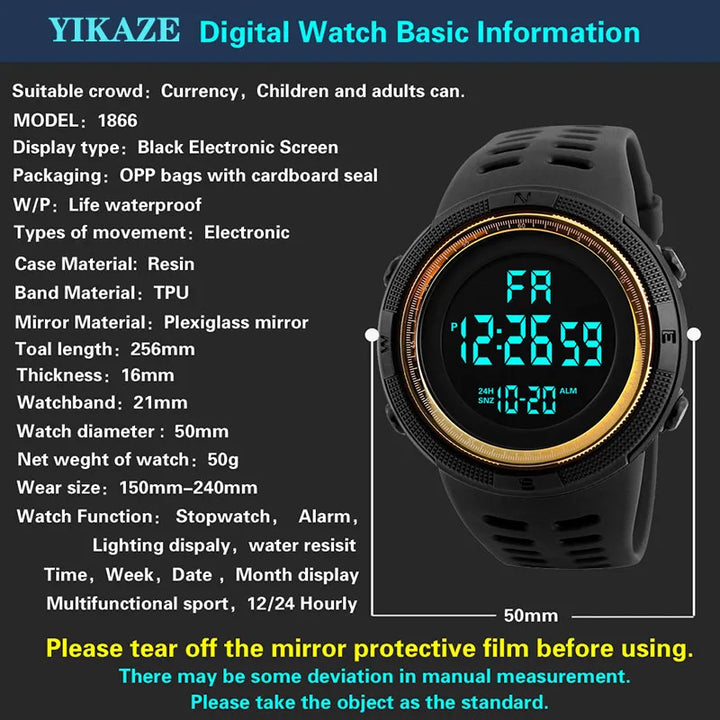 Electronic Watch For Mens Military Sports