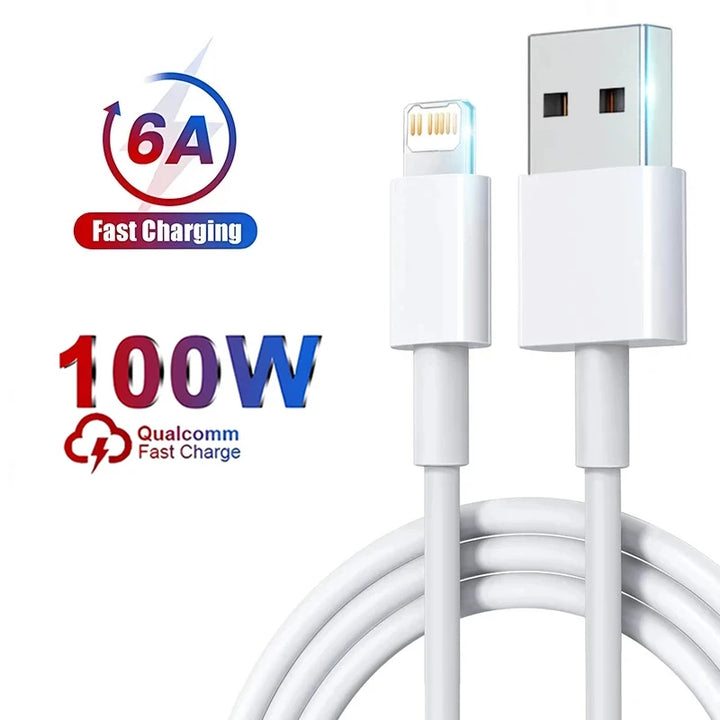 100W Fast Charging Cable For Apple iPhone