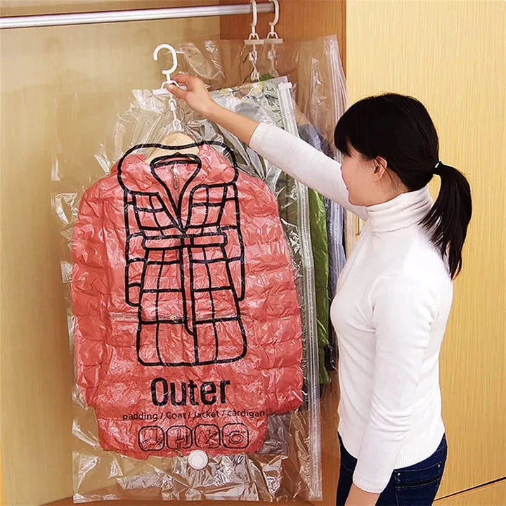 Transparent Vacuum Bag Storage